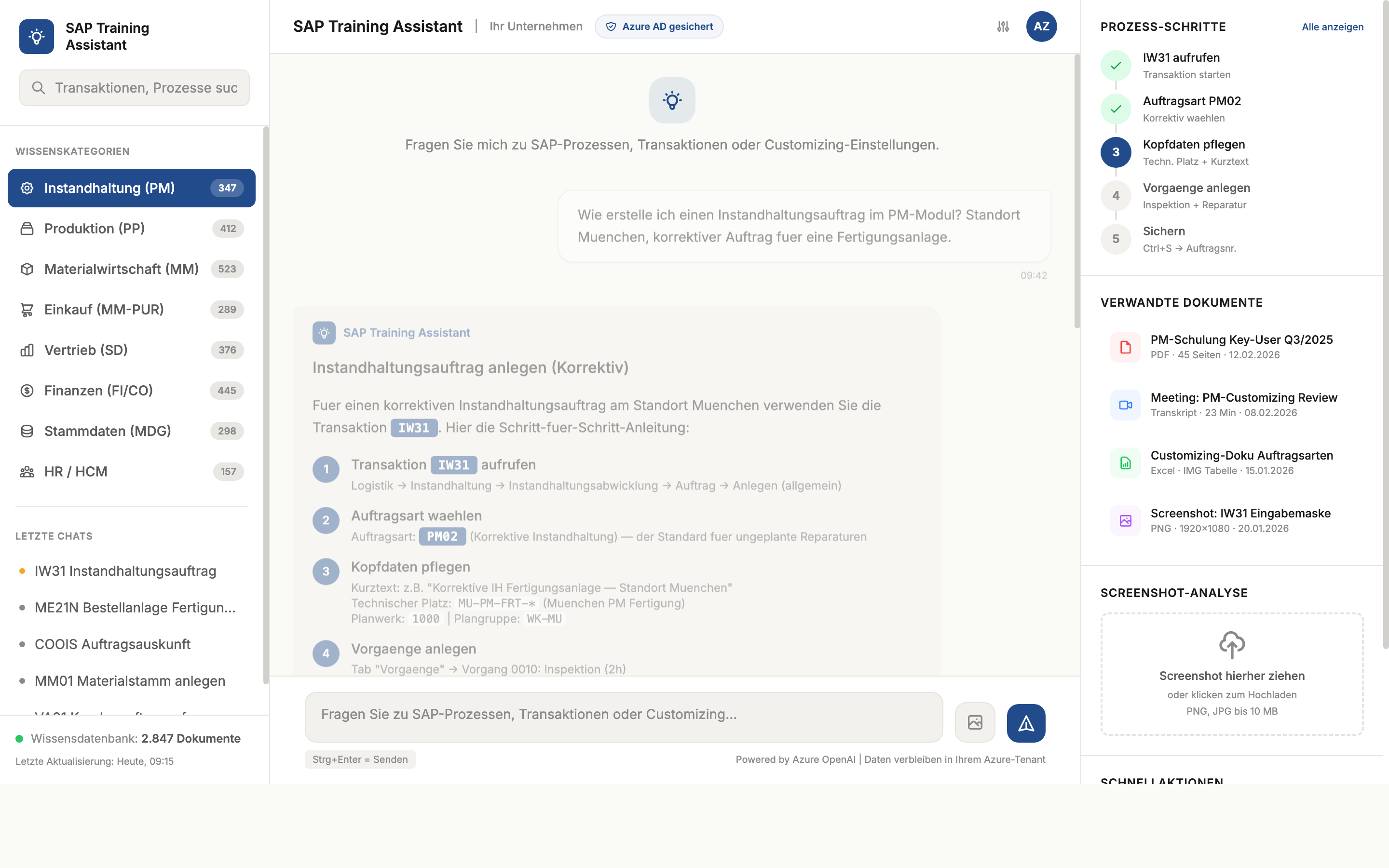 SAP Training Assistant — Architecture Diagram